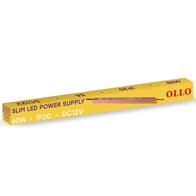 LED barošanas bloks 12V, 5A, 60W, IP20